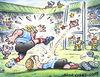 Cartoon: Rugby cartoon (small) by Nick Lyons tagged rugby sport