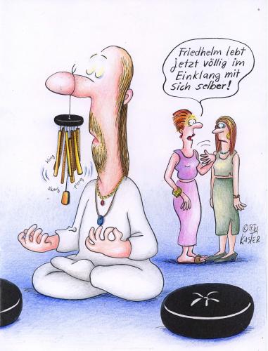 Cartoon: Einklang (medium) by Petra Kaster tagged esoterik,selbstfindung,erleuchtung,spiritualität,gurus,cartoon,cartoons,esoterik,selbstfindung,erleuchtung,spiritualität,gurus,glaube,religion,mediatation,nase,glockenspiel,einklang,zufriedenheit,entspannung,entspannen,yoga,körper,seele,geist,klang,melodie,musik,ton,töne