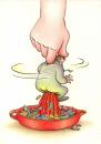 Cartoon: geldpresse (small) by Petra Kaster tagged steuern abgaben merhwertsteuererhöhung heizkostenerhöhung gaspreis strompreis inflation privatversicherungen finanzkrise kostensteigerung