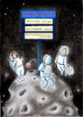 Cartoon: space shuttle (small) by Petra Kaster tagged db,deutschebahn,infrastruktur,raumfahrt,sciencefiction,zugverspätungen,verkehr,transport,tourismus,ökologie