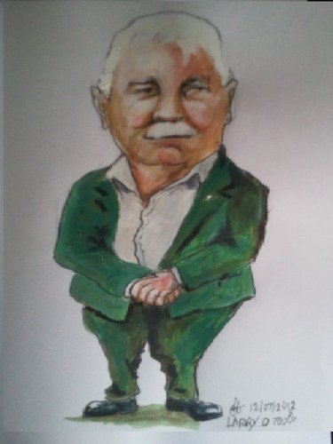 Cartoon: Larry (medium) by jjjerk tagged irish,policitian,fein,sinn,green,dublin