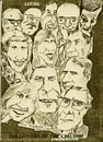 Cartoon: Cro followers (small) by jjjerk tagged cro players cartoon 1988 dublin ireland actors irish caricature