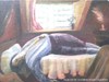 Cartoon: Death of Thomas Chatterton (small) by jjjerk tagged chatterton,thomas,death,poet,english,england,window,forger,painter,cartoon,caricature