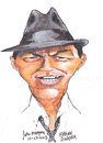 Cartoon: Frank Sinatra as Tony Rome (small) by jjjerk tagged frank,sinatra,tony,rome,film,star,cartoon,caricature,singer,actor,hat,tie,american,america