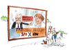 Cartoon: no title (small) by plassmann tagged politik,merkel,steinmeier,wahl,wahlkampf