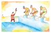 Cartoon: Olympic games (small) by LAP tagged olympic,games,swimming,pool,start,swim,gun