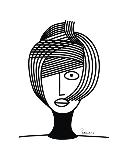 Cartoon: Fashion (medium) by Ponciano tagged hair,ponciano