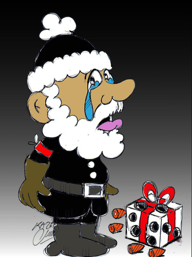 Cartoon: christmas (medium) by Hossein Kazem tagged christmas