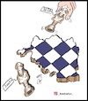 Cartoon: afghanistan chess for taliban (small) by Hossein Kazem tagged afghanistan,chess,for,taliban