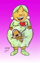 Cartoon: mother day (small) by Hossein Kazem tagged mother,day
