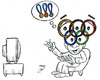 Cartoon: olympic medals (small) by Hossein Kazem tagged olympic,medals