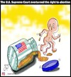 Cartoon: the right to abortion (small) by Hossein Kazem tagged the,right,to,abortion