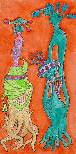 Cartoon: Alien Ambassadors (medium) by Ishmael137 tagged science,fiction,star,trek,aliens,space