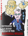 Cartoon: The PUPPET MASTER (small) by DaD O Matic tagged ferguson,gaza,anonnews,polce,militarization