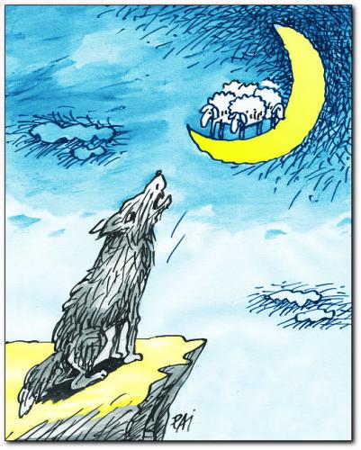 Cartoon: tale (medium) by penapai tagged wolf