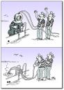 Cartoon: bye-bye (small) by penapai tagged diver
