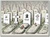 Cartoon: churchyard (small) by penapai tagged terrorist,