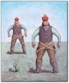 Cartoon: duel (small) by penapai tagged western