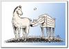 Cartoon: lovers (small) by penapai tagged horse