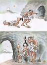 Cartoon: stone age (small) by penapai tagged grotto hair mirror