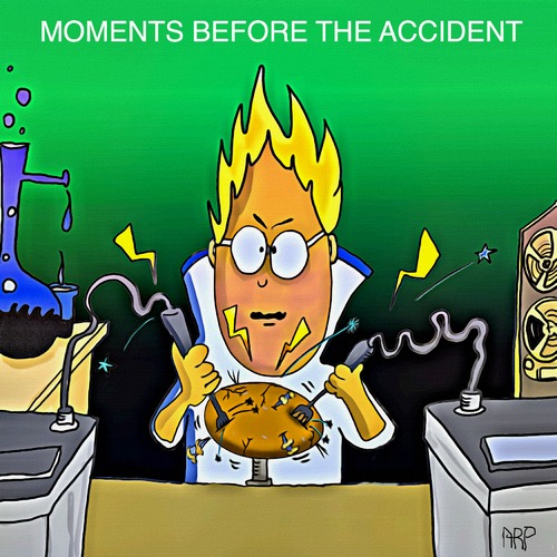 Cartoon: Just before the accident (medium) by tonyp tagged arp,arptoons,tonyp,potato,accident