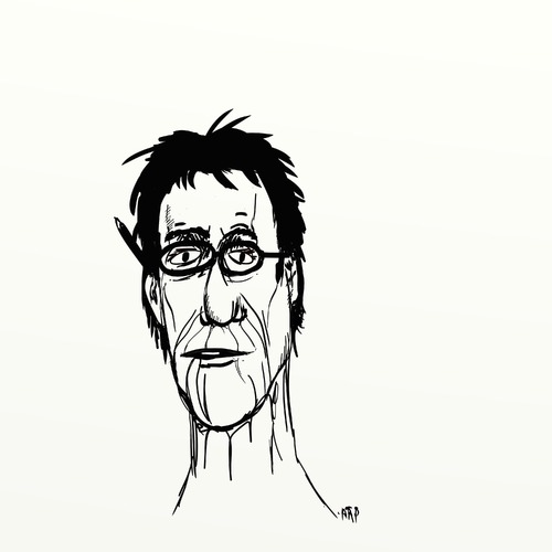Cartoon: Man_Man (medium) by tonyp tagged arp,tonyp,dark,man