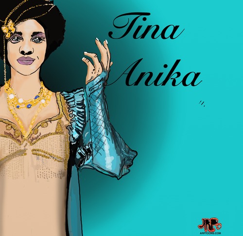 Cartoon: Tina (medium) by tonyp tagged arp,tina,anika,singer,song,girl,canada