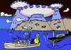 Cartoon: Alien fishing trip (small) by tonyp tagged arp liens fish fishing trip