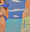 Cartoon: Beach Bellies (small) by tonyp tagged arp,tonyp,arptoons,beach,belly,bellies,thoughts