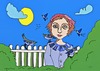 Cartoon: Brd lady (small) by tonyp tagged arp,birds,lady,bird,arptoons