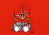 Cartoon: Crazy Drummer (small) by tonyp tagged arp drums drummer crazy music