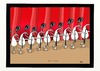 Cartoon: Dancers (small) by tonyp tagged arp ducks birds dance hats and canes