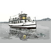 Cartoon: Ice cream boat (small) by tonyp tagged boat arp tonyp ship ice cream
