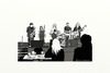 Cartoon: Raymond Hayden and his band (small) by tonyp tagged arp,ray,raymond,music,band,arptoons