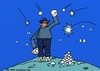 Cartoon: Snow ball fight (small) by tonyp tagged arp snow ball fight arptoons