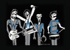 Cartoon: WAVE Guys (small) by tonyp tagged arp wave seattle radio music