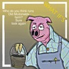 Cartoon: what if (small) by tonyp tagged arp arptoons tonyp pig farm animal what if