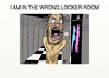 Cartoon: wrong locker room (small) by tonyp tagged arp lockers room gym
