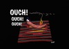 Cartoon: YOUCH (small) by tonyp tagged arp bbq hotdog pain fire grill