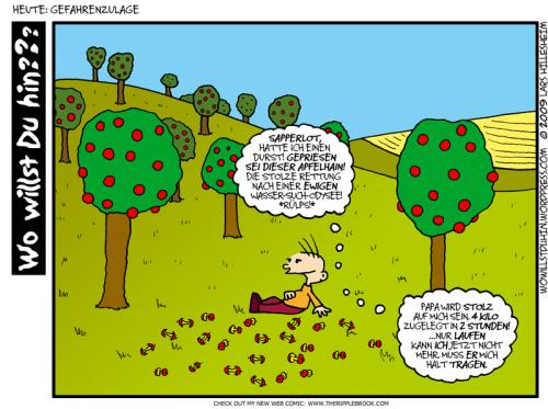 Cartoon: Das große Durstwandeln - Teil 6 (medium) by The Ripple Brook tagged vater,sohn,wandern,durst,abenteuer