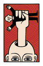 Cartoon: All power to you (small) by baggelboy tagged power,fist,head,hole