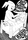 Cartoon: Sleep tight (small) by baggelboy tagged bed,sleep,rabbit