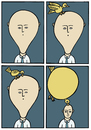 Cartoon: Swell (small) by baggelboy tagged balloon,bird,comic