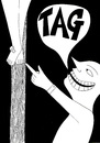 Cartoon: Youre it (small) by baggelboy tagged jesus,game