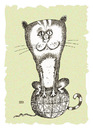 Cartoon: The top of the world (small) by weiszb tagged cat,hank