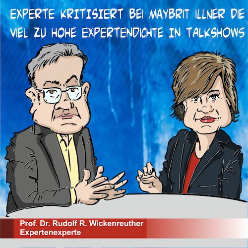 Cartoon: Expertenexperte (medium) by eisi tagged experten,medien,talkshows