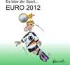 Cartoon: Euro 2012 (small) by Hansel tagged em 2012 fußball europameisterschaft hansel cartoons