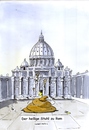 Cartoon: Der heilige Stuhl (small) by widmann tagged kirche papst rom vatikan petersdom