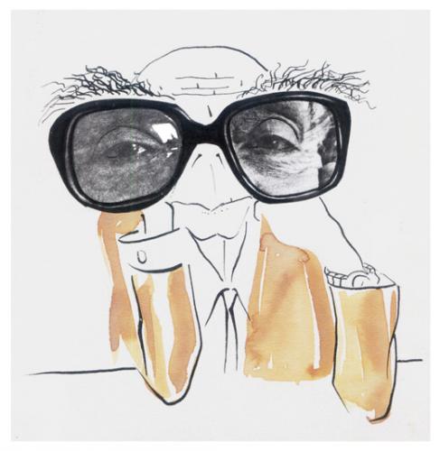 Cartoon: Jose Saramago (medium) by juniorlopes tagged literature,jose saramago,illustration,karikatur,künstler,hommage,portrait,portugal,schreiber,schriftsteller,poet,dichter