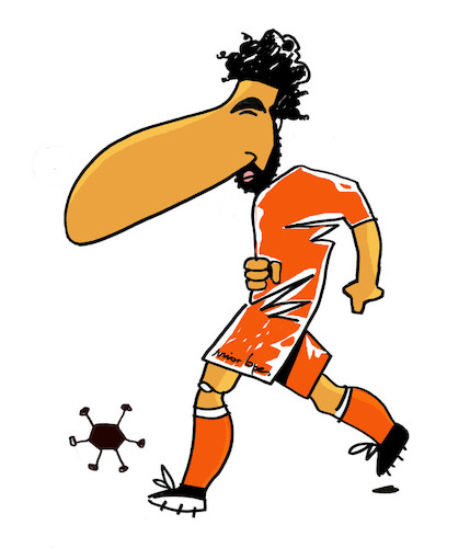 Cartoon: Salah (medium) by juniorlopes tagged salah